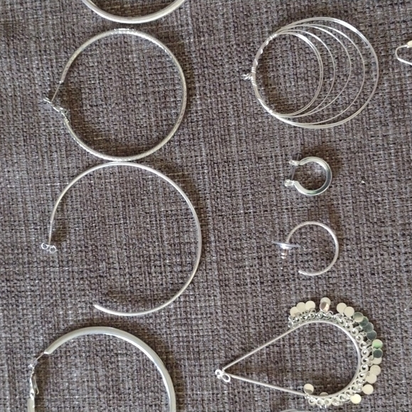 41 single earrings, gold, silver and black - Picture 3 of 16